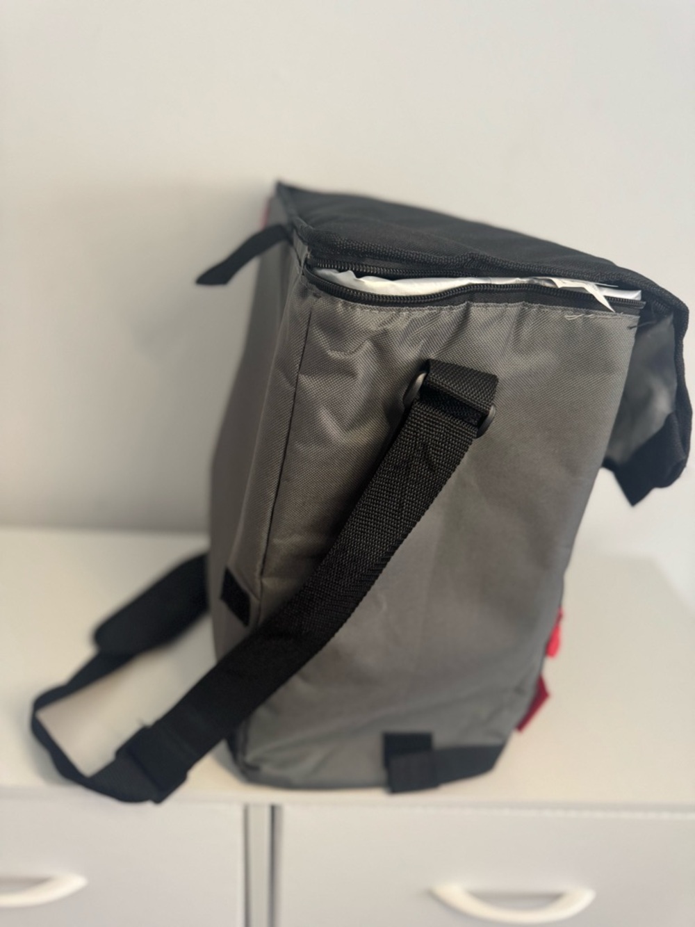 Grey and Black Men's Messenger Bag - Everyday Carry
